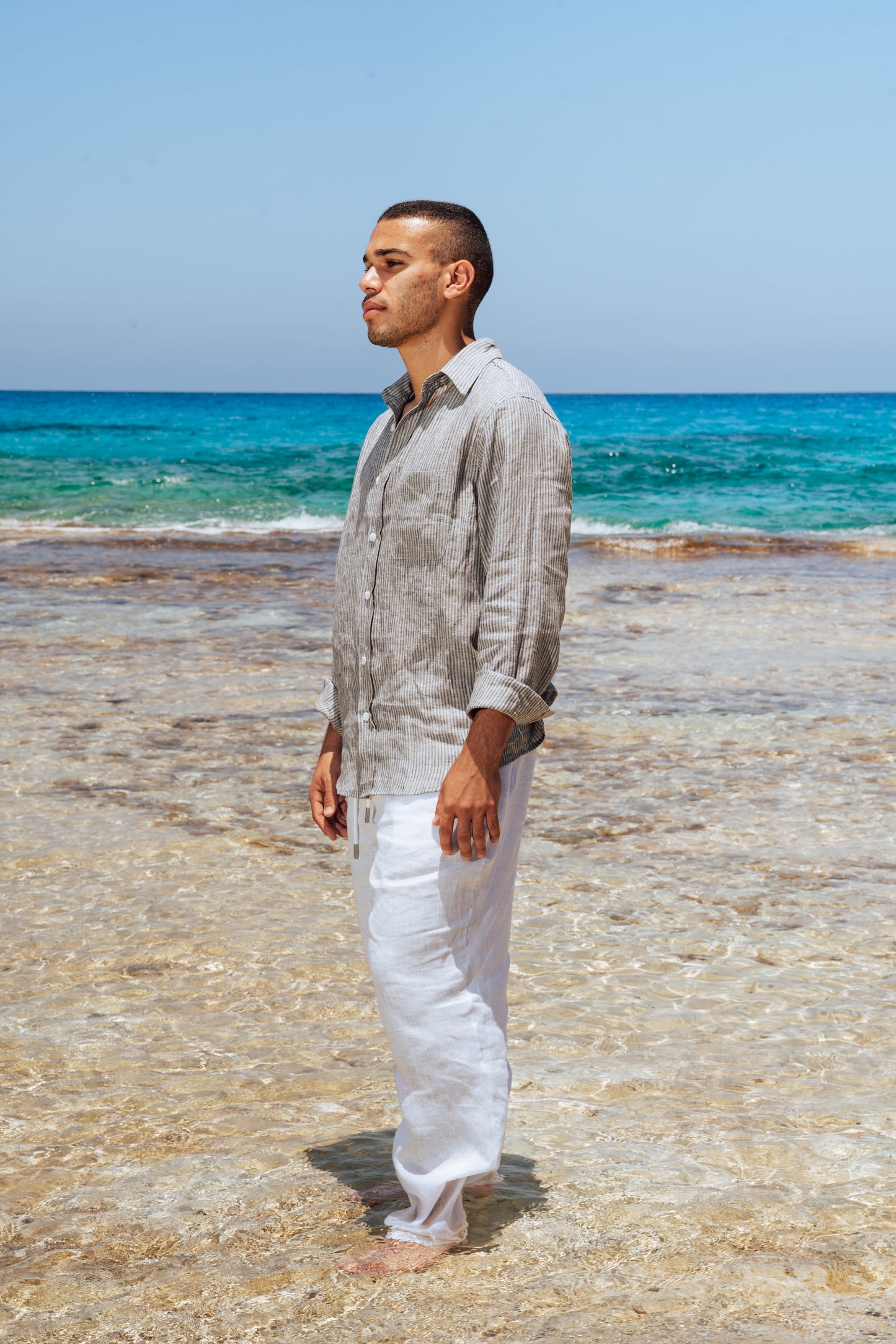 Sailor Stripe Linen Shirt