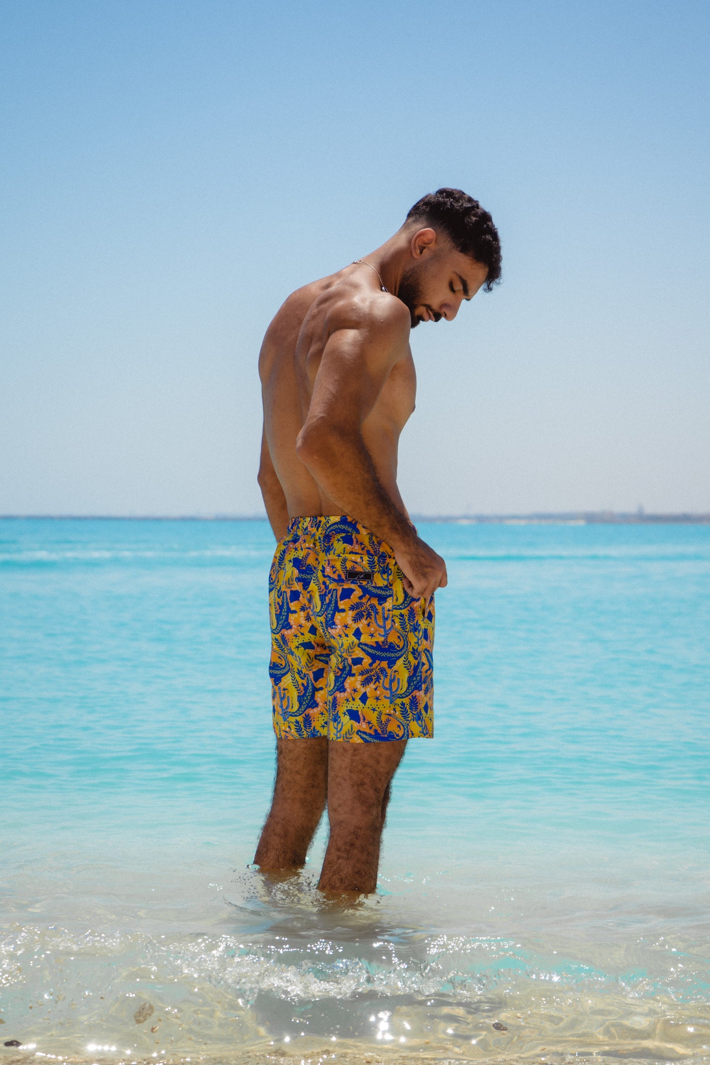 Cacti Croc Swim Short - Adults