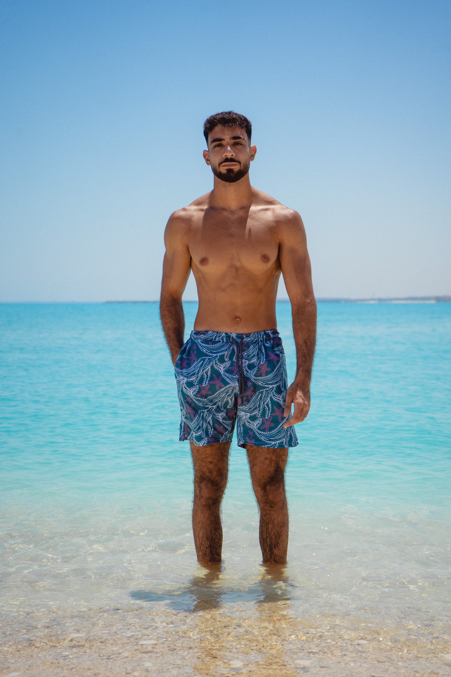 Whale Tide Swim Shorts - Adults