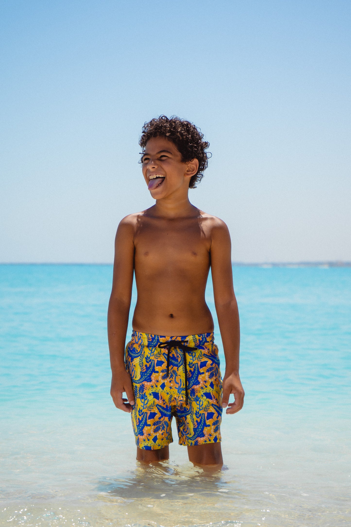 Cacti Croc Swim Shorts - Kids
