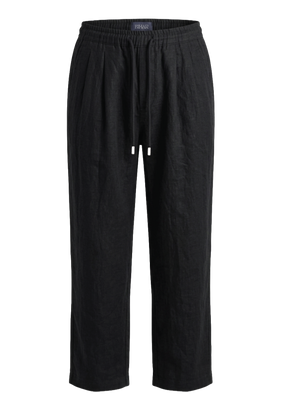 Black Linen Trousers