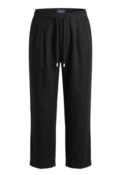 Black Linen Trousers