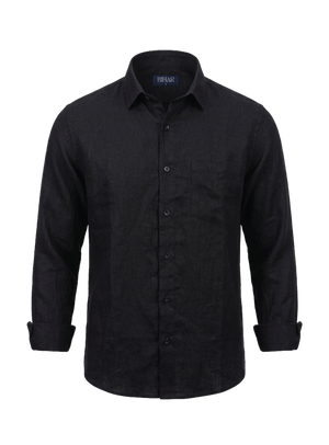 Black Linen Shirt