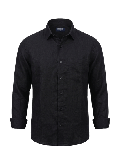 Black Linen Shirt