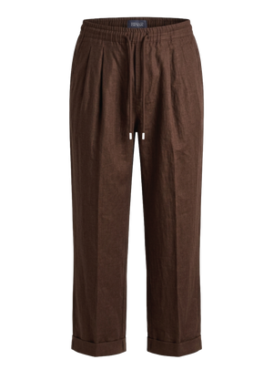 Brown Linen Trousers
