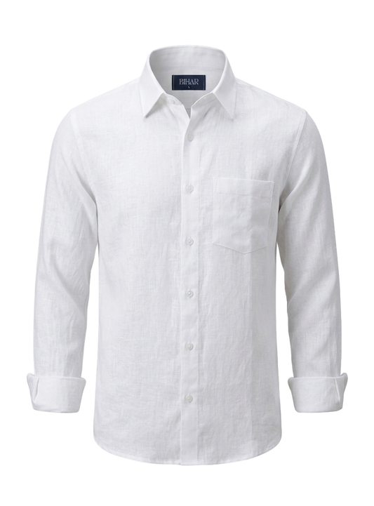 White Linen Shirt