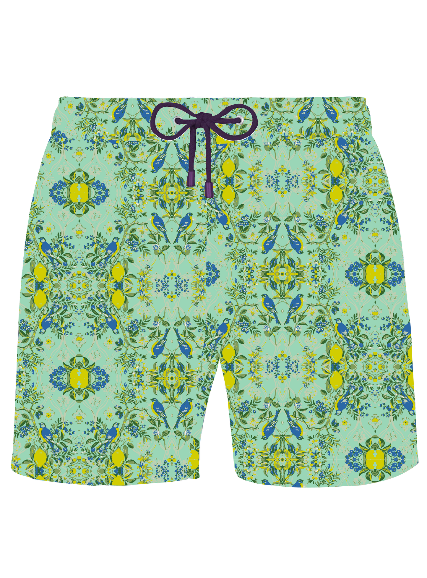 Lemon Delight Swim Shorts - Adults