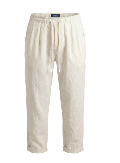 Cream Linen Trousers (Heavyweight)