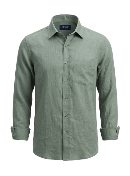 Sage Linen Shirt