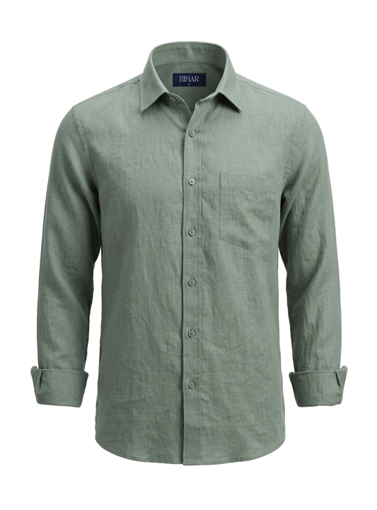 Sage Linen Shirt