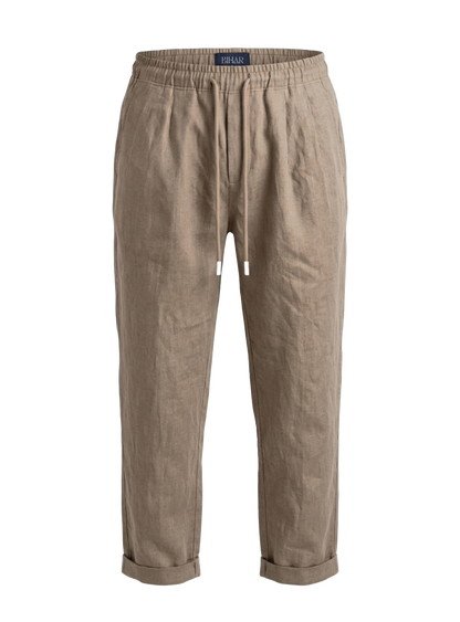 Tan Linen Trousers