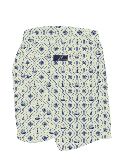 Monochrome Boats Swim Shorts - Adults
