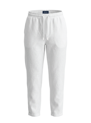White Linen Trousers
