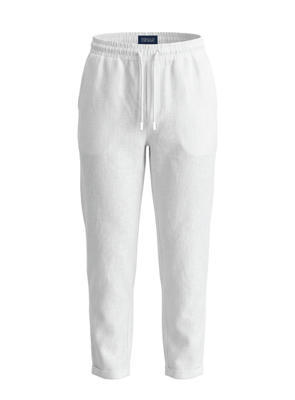 White Linen Trousers