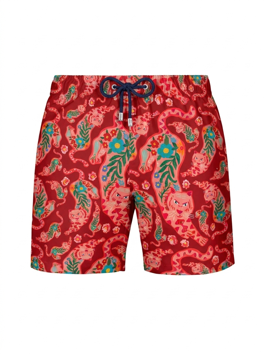 Vermilion Swim Shorts - Adults