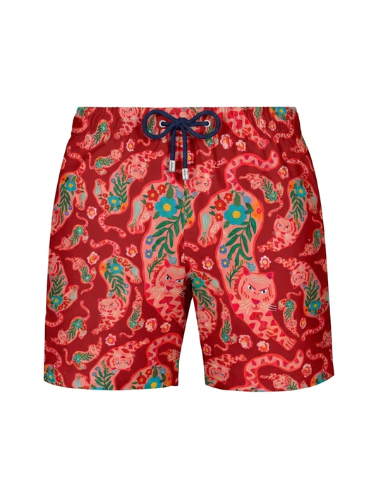 Vermilion Swim Shorts - Adults